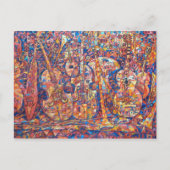 Composition avec la carte postale d'instruments de (Devant)