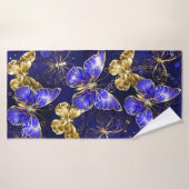 Composition avec les papillons Sapphire (Serviette de bain)