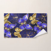 Composition avec les papillons Sapphire (Serviette à main)