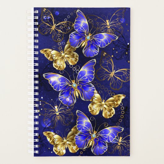 Composition avec papillons de saphir (Devant)