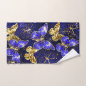 Composition avec papillons Sapphire (Serviette à main)