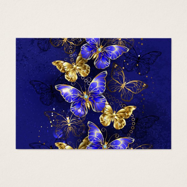 Composition avec papillons Sapphire (Devant)