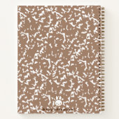 Composition carnet beige beige beige lapin (Dos)