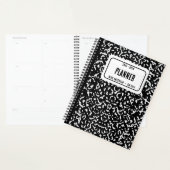 Composition Carnet Étudiant Enseignant noir (Devant avec enveloppe)