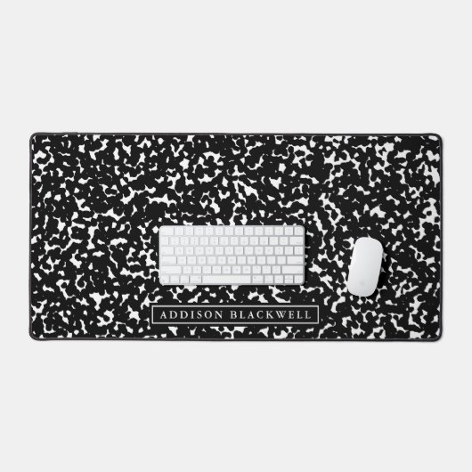 Composition Carnet Mat avec nom personnalisé (Clavier et souris)