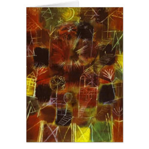 Composition cosmique en Paul Klee-