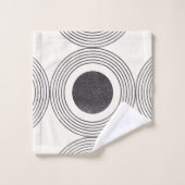 Composition des cercles Abstraits (Gant de toilette)