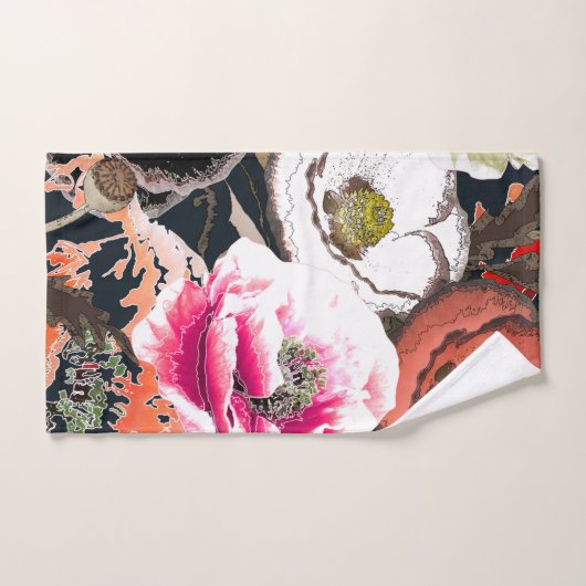 Composition des fleurs. (Serviette à main)