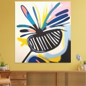 Composition du golf - Grande toile de peinture (Insitu(Salon))