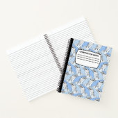 Composition du requin carnet spirale large (Intérieur)