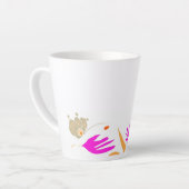 Composition du thème naturel Tasse en latte (Angle gauche)