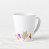 Composition du thème naturel Tasse en latte (Angle droit)