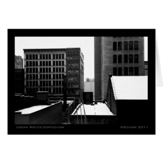 Composition en hiver urbain