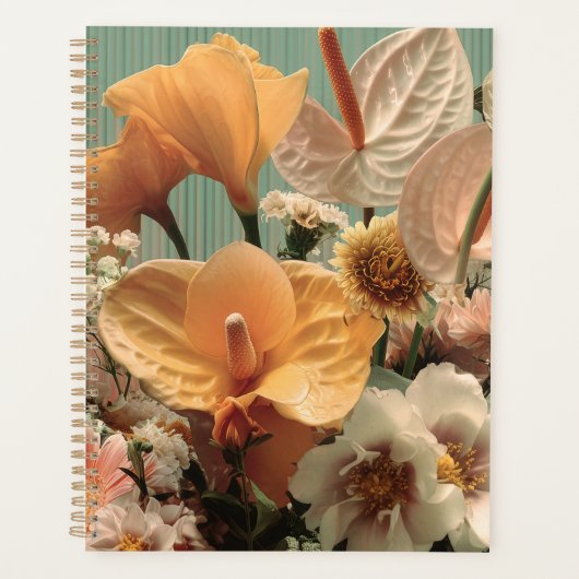 Composition florale d'anthurium et de fleurs tropi (Devant)