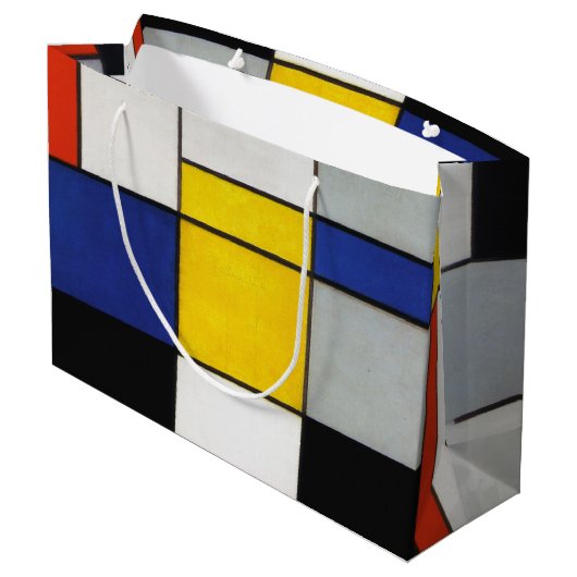 Composition, Grand Sac Cadeau Mondrian (Dos Angle)