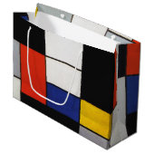 Composition, Grand Sac Cadeau Mondrian (Devant Angle)
