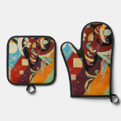 Composition IX, Wassily Kandinsky Ovenwant & Pannenlap Set (Voorkant)