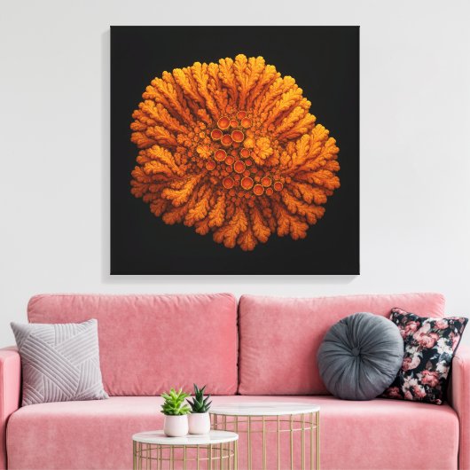 Composition Lichen - Impression d'art en toile (Insitu(Salon))