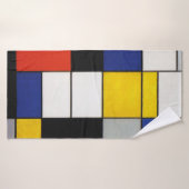 Composition, Mondrian (Serviette de bain)