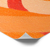 Composition No. 43 - Poster orange monochrome (Coin)