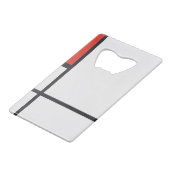 Composition par piet mondrian (Devant Angle)