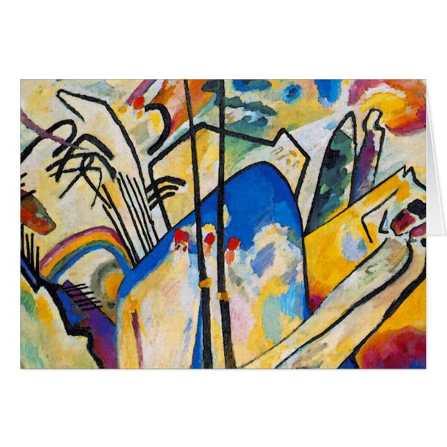 Composition Quatre de Wassily Kandinsky - Art Abst (Devant horizontal)