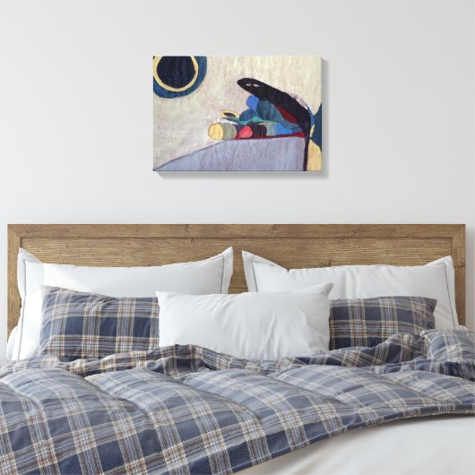 "Composition", toile Abstraite enveloppée d'art (Insitu(Chambre))