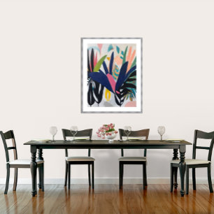 Composition tropicale - Toile embouteillée