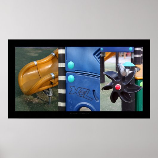 Composition urbaine Poster d'aire de jeu pour enfa (Devant)