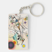 Composition VIII by Wassily Kandinsky Sleutelhanger (achterkant)