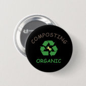 compost compostering composter biologische landbou ronde button 5,7 cm (Voorkant /achterkant)
