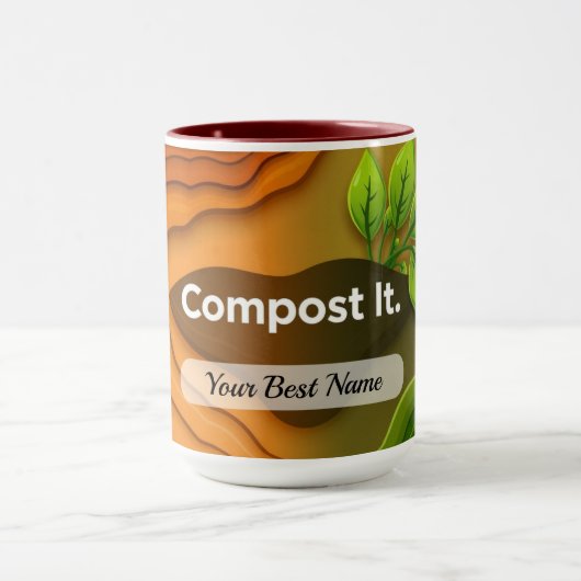 Compost Cycle Mug Custom (Centre)