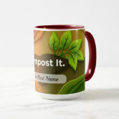 Compost Cycle Mug Custom Mok (Voorkant rechts)