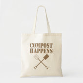 Compost gebeurt! canvas tas (Voorkant)