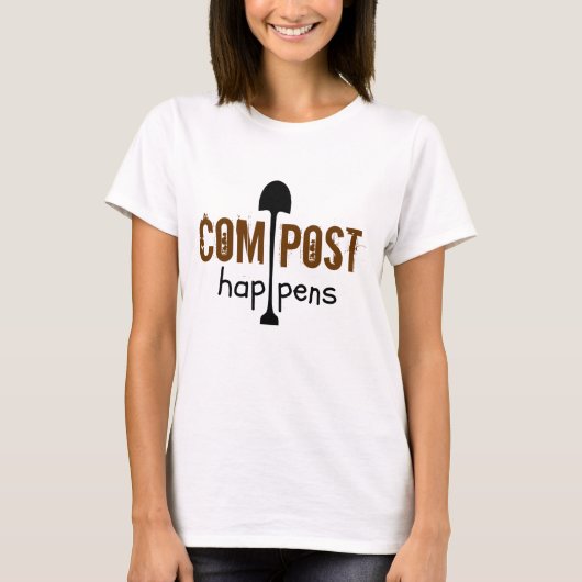 Compost gebeurt t-shirt (Voorkant)