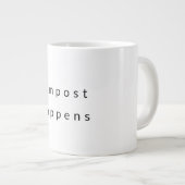 Compost Happens Tasse de café (Devant droit)