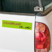 Compost...Het is heet! Sticker (Op Truck)