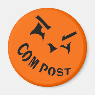 Compost Jack-o-Lantern Magnet Magneet