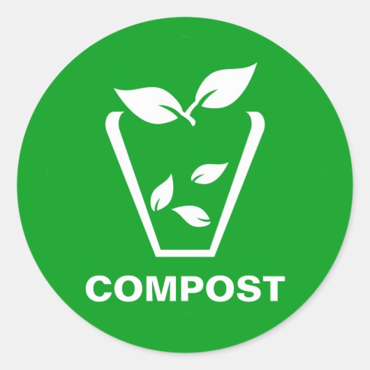COMPOST STICKER (Voorkant)