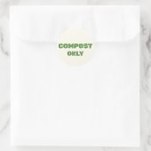 Compostage uniquement - Étiquette compostable (Sac)
