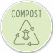 Composteerbaklabel Sticker (Voorkant)