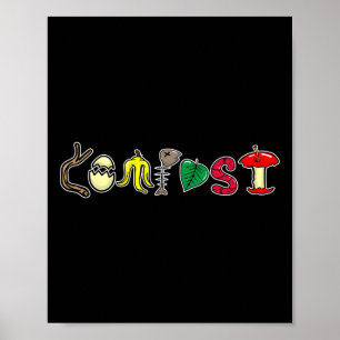 Compostering Recycling Earth Day Compost Recyclen Poster