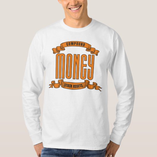 Compound Money™ Stack Assets in stijl T-shirt (Voorkant)