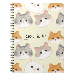 "Compris ! Adorable Chat Visages Carnet 🐾