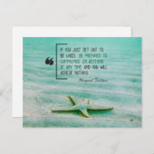 Compromis over alles aankondigingskaart (Voorkant / Achterkant)