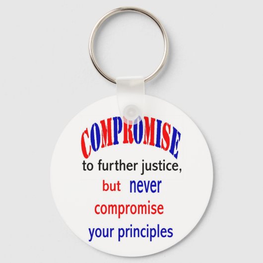 Compromisamendement Sleutelhanger (Voorkant)