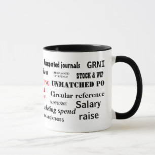 Comptabiliser Les Mots ! Rude Comptable Mug