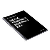 Comptabilité Créative & Cahier de Maths Contestabl (Côté Droit)