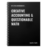 Comptabilité Créative & Cahier de Maths Contestabl (Devant)