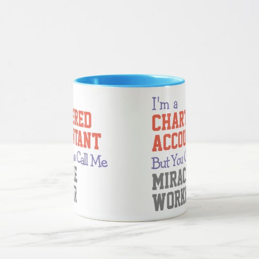 Comptable agréé Miracle Worker Mug (Centre)